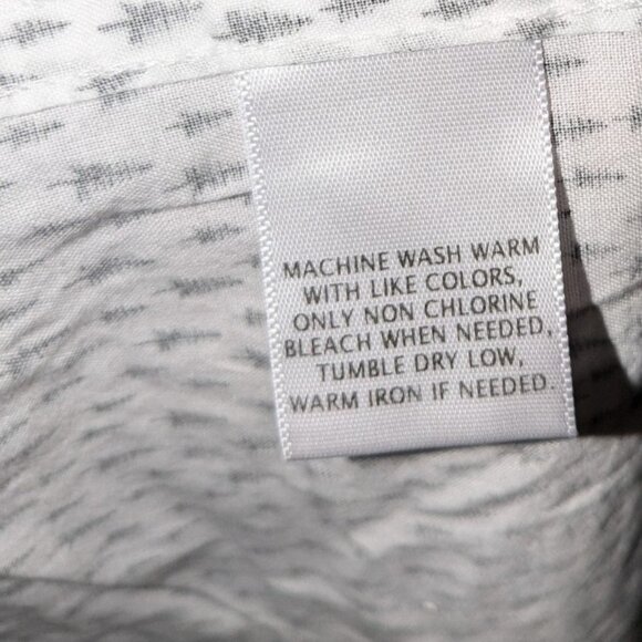 ROWM Mens 4XT Button-Down Shirt Tree Print Cotton Blend Long Sleeve - Picture 3 of 12